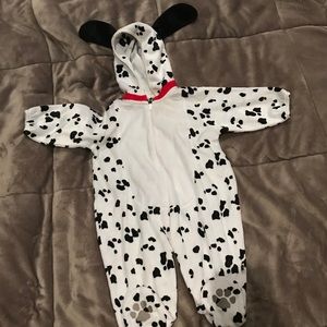 Dalmation velour Halloween costume